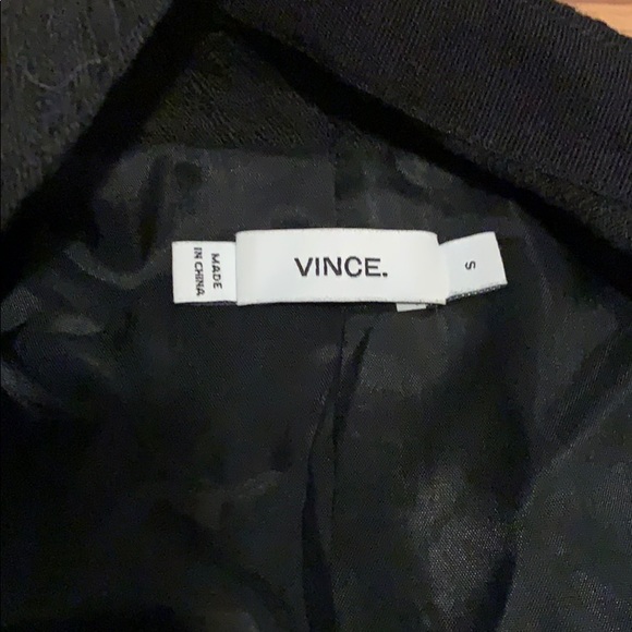 Vince Black Jacard Moto Blazer - Picture 3 of 4